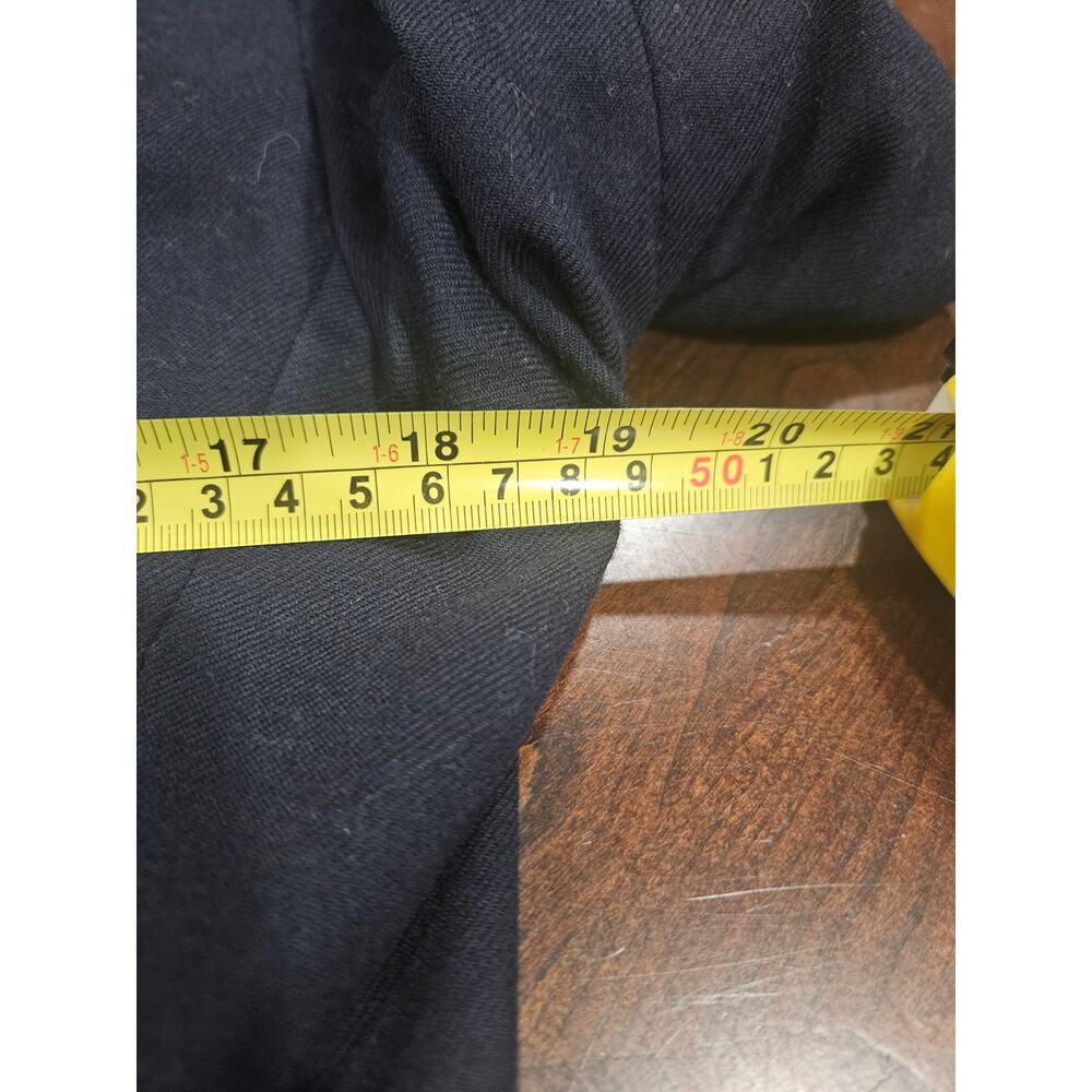 J.Crew Regent Navy Wool One Button Blazer Jacket Size 6 Lined Classic Workwear - Picture 5 of 6